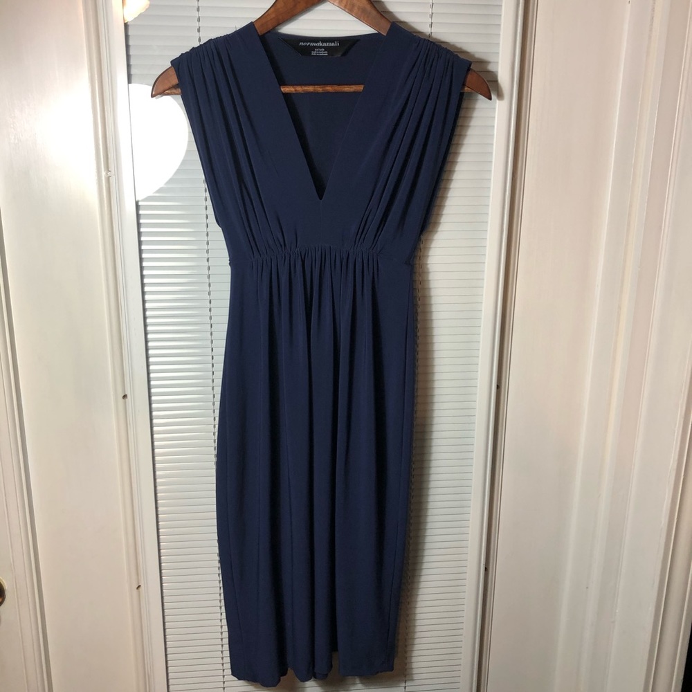 Norma Kamali Navy dress XS NWOT